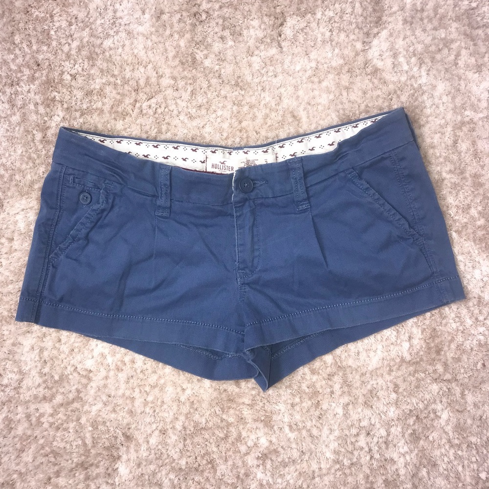 Hollister Blue Khaki Shorts